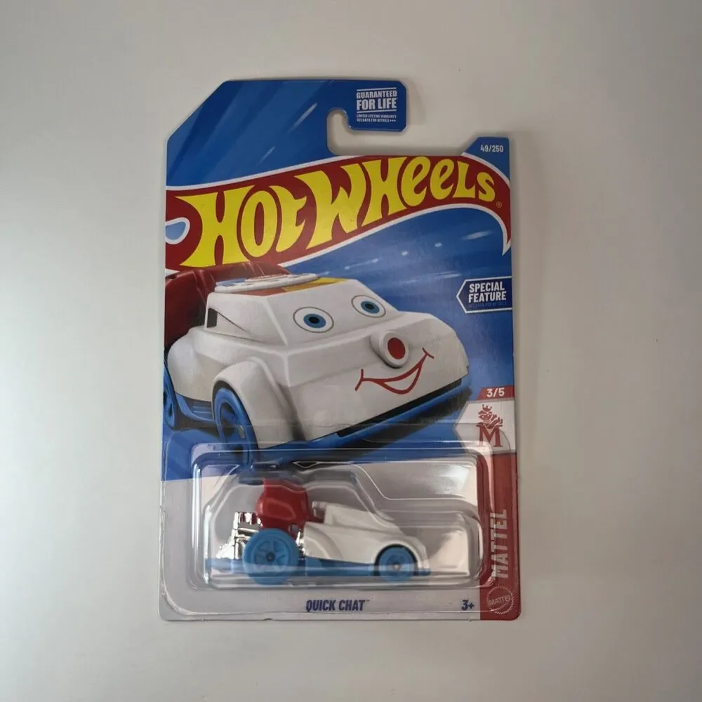 Hot Wheels Quick Chat diecast toy car.
